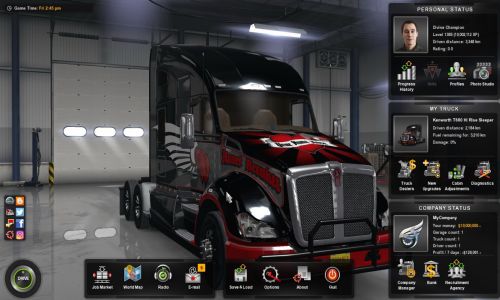 american truck simulator download size