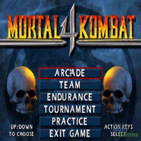 mortal kombat 4 game