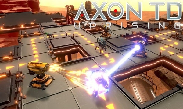 axon td uprising tower defense game