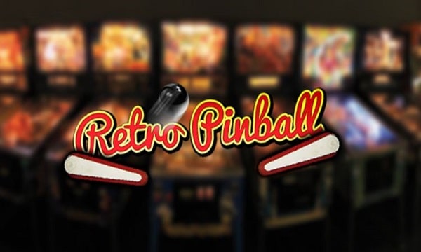 retro pinball game